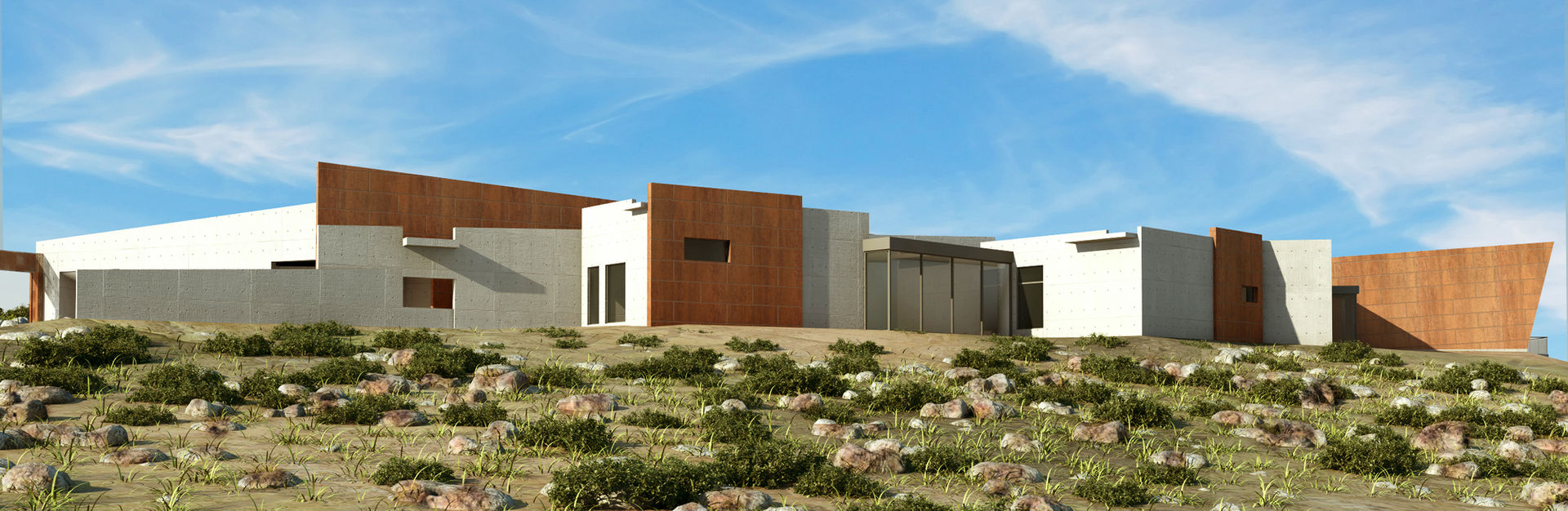 Antelope Island State Park Visitors Center render 2